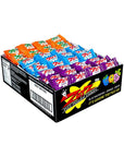 Zotz Sour Candy Fizz Strings - Blue Raspberry, Orange, Grape: 48-Piece Display - Candy Warehouse