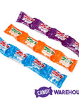 Zotz Sour Candy Fizz Strings - Blue Raspberry, Orange, Grape: 48-Piece Display - Candy Warehouse